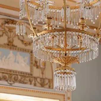 Kaiserzimmer im Bergpalais von Schloss Pillnitz, 25.08.2020