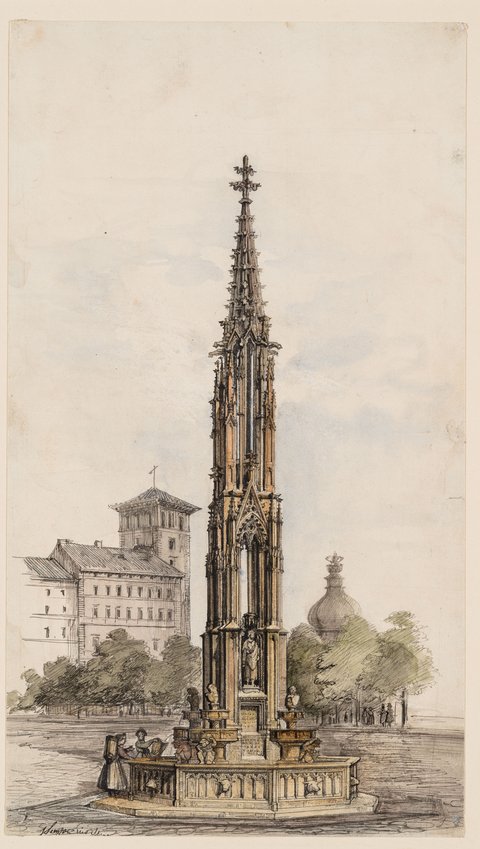 Der Cholerabrunnen in Dresden