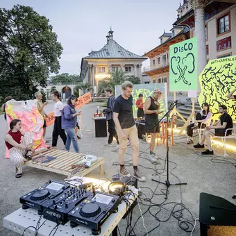 Der Design Campus von Staatliche Kunstsammlungen Dresden im August 2021 im Kunstgewerbemuseum im Schloss Pillnitz.