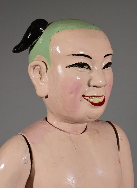 Portraitansicht des Chu Teu der Puppentheatersammlung