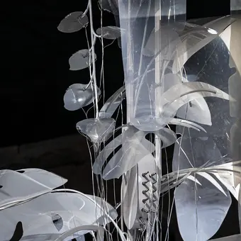 Thijs Biersteker, Wither, 2022. Installation im Japanischen Palais, Dresden