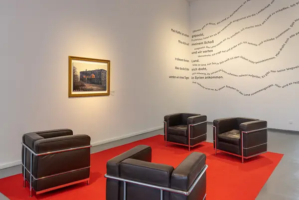[Translate to English:] “Wordless — Falling Silent Loudly”, 2021, exhibition views.