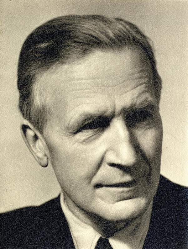 Eduard Wasow, Porträt des Typografen Paul Renner, circa 1927.