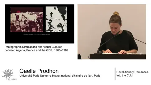 Photographic Circulations and Visual Cultures between Algeria, France and the GDR (Gaelle Prodhon)
